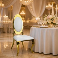 Chaises de banquet empilables modernes en métal doré, chaises d'hôtel, chaises de salle à manger, design de pieds en métal, chaises de mariage modernes, événements, luxe
