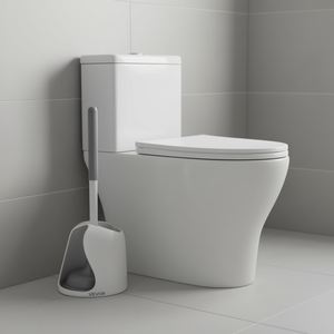 Ensemble brosse et déboucheur de toilettes Vevor, design minimaliste en plastique pour un nettoyage en profondeur de la salle de bain - Product Image 2