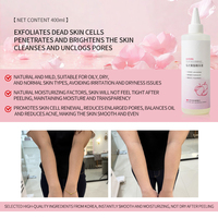 400Ml Body Aha Whitening Producten Porie Raffinage Minimaliseren Serum Fruitzuren Chemische Exfoliator Peeling Serum Voor Huidlichaam
