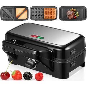 Crêpière électrique réversible avec bouton de thermostat pour usage domestique Matériau PTFE antiadhésif pour différents aliments - Product Image 6