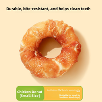 Friandises pour chiens en cuir de vache enveloppées de poulet ASMPET - Sans céréales, riches en protéines, à longue durée d'action, pour le nettoyage des dents, pour chiens de petite/moyenne/grande taille, 4