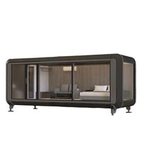 Capsule spatiale prête à l'emploi avec décoration intérieure complète, disponible en dropshipping, vente chaude e-commerce, mini-maison préfabriquée