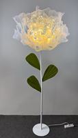 Grande lampe électromécanique à fleurs en soie pour mariage, décoration de scène de remise de diplôme de Noël, Thanksgiving, Saint-Valentin
