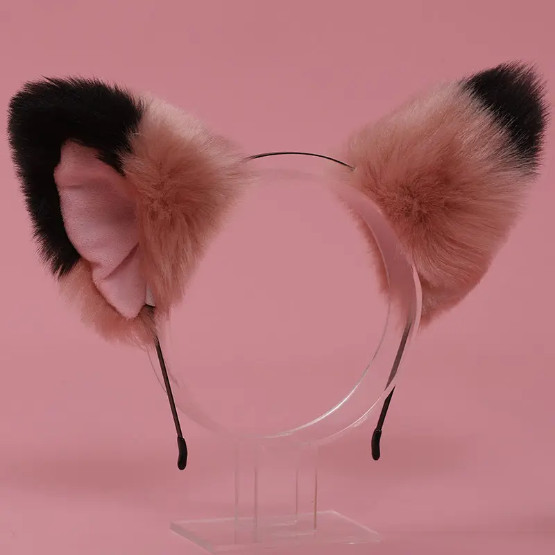 2023 Hot high quality Hand made fox ears animal ears hair accessories cat ears headwear