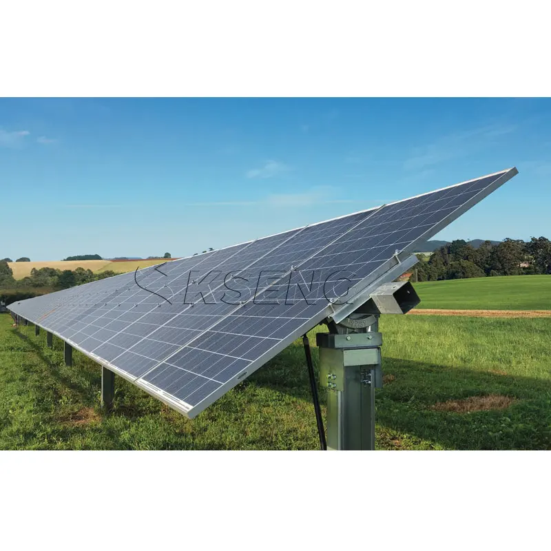 500KW einachsiges Solar Sun Tracker Sun Tracking System mit Schwenk antrieb für effiziente Solarenergie sammlung