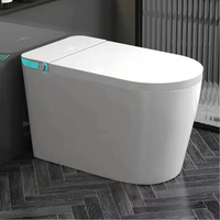 Chasse d'eau automatique Closestool Cuvette de toilette intelligente Articles sanitaires Placard Smart Wc Bidet Douche Ensemble de toilette