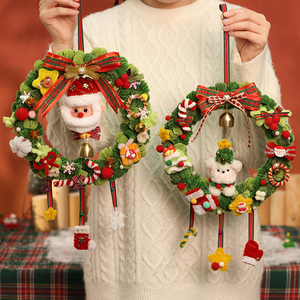Ornement de porte de Noël fait main pour cadeau de fêtes, décoration de scène, décoration de Noël, barre torsadée unique - Product Image 5