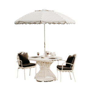 Loisirs de plein air en fer forgé Villa Garden Tavern Terrace <span class=keywords><strong>Oasis</strong></span> Backyard Table et chaise Table et chaise sculptées d'extérieur - Product Image 4
