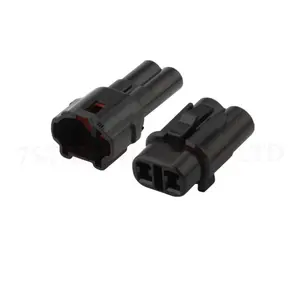 2 Pin Black Or White Auto Connector Fog Light Wire Harness Plug Connector With Terminals