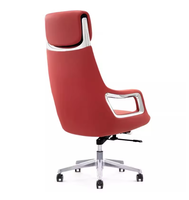 Chaise de direction de bureau en cuir moderne de luxe léger d'affaires chaise de PDG ergonomique confortable