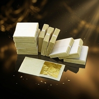 Masque facial en feuille d'or pur 24 carats 4,33*4,33 cm pour le soin du visage et l'éclaircissement de la peau - Vente flash