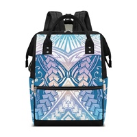 Nouveautés 2026 – Sac à dos souple unisexe grande capacité personnalisé, antivol, design géométrique, en polyester, fermeture éclair supérieure