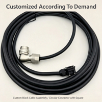 Cable de Codificación OBD2 RJ45 ENET Amarillo y Rojo para Automoción, Cable de Programación Automotriz con Longitud y Asignación de Pines Personalizables, Venta al Por Mayor