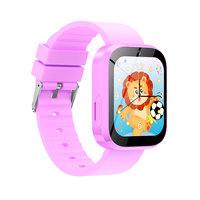 Montre connectée éducative et amusante pour enfants de 6 à 12 ans, avec écran IPS carré, caméra vidéo, lecteur de musique, emplacement pour carte SIM 4G, jeux, cadeau d'anniversaire