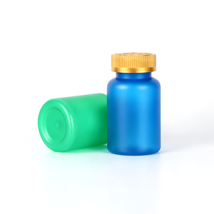 150ml Frosted Plastic Pill <b>Bottle</b> Health Supplement Capsule <b>Bottle</b> Tablet Candies Calcium Tablets Packaging With CR Screw Cap - Product Image 3
