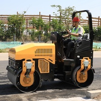 Expédition gratuite, rouleau compresseur vibrant de 2 tonnes, norme EPA Euro 5, mini rouleau compresseur