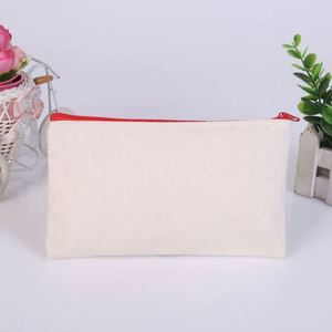 Bolsas de Aseo Ecológicas al por Mayor de Gran Capacidad, Bolsa de Maquillaje de Lona Personalizada para Viaje, Bolsa de Cosméticos de Algodón con Cierre de Lona - Product Image 2