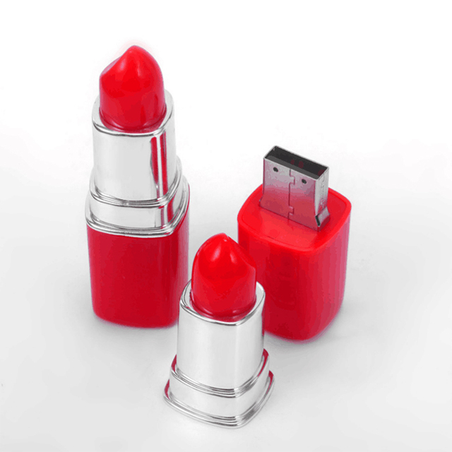 Product Lipstick Shape USB USB Flash Drive Hot Sales USB New Type C Plastic 15-25mb/s Customize Stock New 8-14mb/s Optional