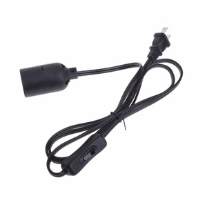 Support de base de lampe E26 E27 suspendu pour luminaire LED adaptateur de cordon de prise d'ampoule avec interrupteur et câble d'alimentation de 1.8m - Product Image 6