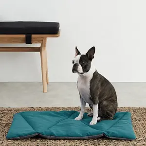 Outdoor Dog Travel Bed,Pet Crate Pad Super Soft Dog Mat Machine Washable Dog Camping Bed