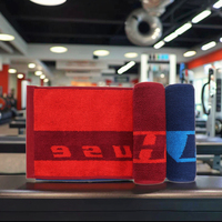 Serviette de sport 100% coton Jacquard personnalisée Gym Club serviette de refroidissement du fabricant Design personnalisé tissé Technique Golf Sport