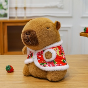 DHF Set de Peluches de Capibara de 8 Pulgadas, Lindos Animales de Peluche de Dibujos Animados con Varios Atuendos, Muñecos para Máquinas de Garras, Regalos al por Mayor - Product Image 5