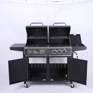 Griglia per <span class=keywords><strong>Barbecue</strong></span> Resistente a Prezzo di Fabbrica con Armadietto e Tavolo Laterale Pieghevole, Griglia a Carbone Mobile per Oltre 5 Persone - Product Image 6