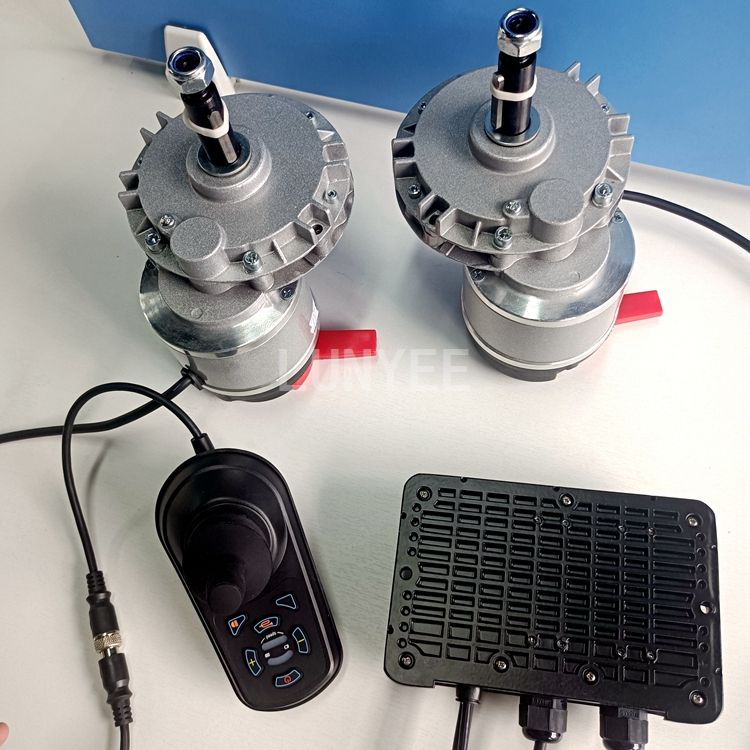 Wheelchair Engine Motorized Wheelchair Engine with Controller 100rpm 120rpm 12v 24v 200w ...