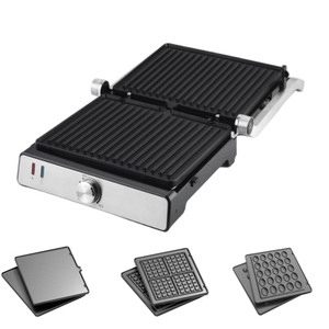 Ăn Sáng Nhà Sản Xuất Không Dính Bánh <span class=keywords><strong>Sandwich</strong></span> Nhà Sản Xuất Máy Nướng Bánh Mỳ Pan Báo Chí Nướng Nhà Sản Xuất Panini Quá Nóng An Toàn 180 Độ Mở Liên Hệ với Nướng - Product Image 3