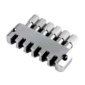 Afinador de puente de guitarra sin cabeza de latón, campana cromada personalizada, mecanizado CNC - Product Image 3