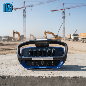 Grue à télécommande hydraulique à 8 joysticks personnalisés, bonne sensibilité, télécommande pour remorque, grues montées sur camion - Product Image 1
