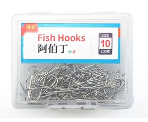 Anzuelos de Pesca de Mar individuales con ojal, acero al carbono, vástago recto largo/extralargo, cebo <span class=keywords><strong>vivo</strong></span> para carpa, <span class=keywords><strong>besugo</strong></span>, barco de caballa española - Product Image 3