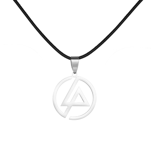 Collana a Catena Traforata con Logo <span class=keywords><strong>LINKIN</strong></span> PARK in Acciaio Inossidabile ZRM, Trendy e Versatile per Uomo e Donna - Product Image 4