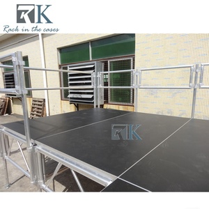 Scène de sécurité en gros avec garde-corps Affichage de scène à hauteur réglable - Product Image 4