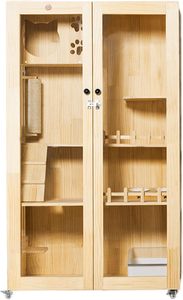 Large Wooden Multifunction Apartment Selling Luxury Indoor and <b>Outdoor</b> Pet Nests <b>Houses</b> - Product Image 3