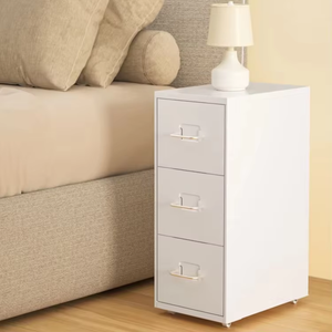 Nhà Máy Outlet kim loại 3 ngăn kéo tủ hồ sơ dọc 3 lớp Tủ hồ sơ thép lưu trữ 3 ngăn kéo tủ cho văn phòng - Product Image 3