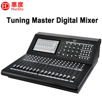 Mezclador Digital de 24 Canales DM-X24/X32, Consola de Audio Profesional, Mezclador con Pantalla Táctil de 10 Pulgadas, Control por iPad y WiFi, Mezclador para DJ de Escenario