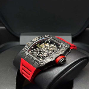 Reloj Deportivo de Lujo, Estilo Hip Hop, Caja de Fibra de Carbono, Movimiento Mecánico ETA, Cronógrafo, Tourbillon, Esfera de Cristal de Zafiro, 5 BAR - Product Image 5