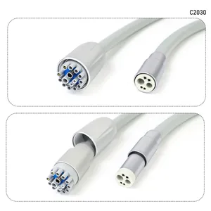 Cefla/Anthos/<span class=keywords><strong>Castellini</strong></span>, silla Dental Manual, tubo de fibra óptica, manguera de 6 orificios, turbina de aire ligera, pieza de mano, Motor, materiales de dentista - Product Image 1