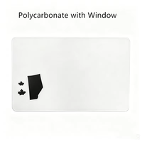 Tarjeta de Membresía Personalizada de PVC Policarbonato Tamaño CR80, Impermeable, con Impresión Digital y Laminado, en Caja