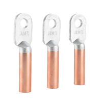 Cosses de câble tubulaires en cuivre DLT-185, bornes à sertir pour câblage électrique industriel, borne en cuivre bimétallique aluminium-cuivre