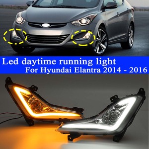 Đèn <span class=keywords><strong>LED</strong></span> Chạy Ban Ngày DRL Cho Hyundai <span class=keywords><strong>Elantra</strong></span> 2014 - 2016 Với Đèn Sương Mù Phụ Tùng Xe Hơi Phụ Kiện Xe Phụ Kiện Phản Xạ - Product Image 2