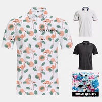 Polo de golf pour homme, nouveau design, personnalisé avec logo OEM, imprimé par sublimation, séchage rapide, coupe ajustée, tendance, collection 2026