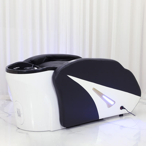 Lit de lavage capillaire professionnel personnalisé pour salon, avec fonction spa japonais, électrique, intégrant lavabo et bac à shampoing, convertible en fauteuil-lit - Product Image 2