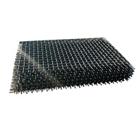 Maille de tamis vibrant en acier au manganèse 65Mn résistante à l'usure, maille de fil ondulé à haute résistance pour le criblage des agrégats de pierre en carrière