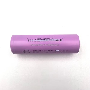 Baterai Lithium Ion Silinder INR21700 45D Baru 3.6V 400mAh 60A Sel Li-ion Berkinerja Tinggi 4500mAh - Product Image 1