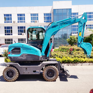 Grande Scavatrice Idraulica Multifunzionale su Ruote in Vendita con Spedizione Gratuita a Prezzo Conveniente Motore Componente Principale - Product Image 1