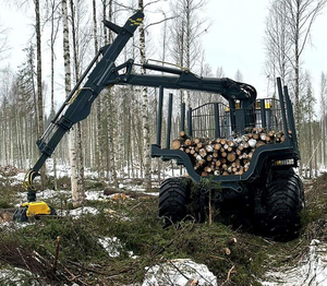 Expedidor forestal, cosechadora de tala forestal, patinador, pinza de troncos, transporte forestal de madera similar a <span class=keywords><strong>Ponsse</strong></span> - Product Image 3