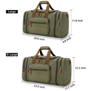 <span class=keywords><strong>Borsone</strong></span> da viaggio da uomo in pelle di tela cerata da palestra sport Weekender bagaglio a mano <span class=keywords><strong>per</strong></span> borse da viaggio in <span class=keywords><strong>aereo</strong></span> - Product Image 5