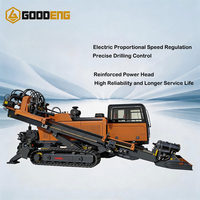 Foreuse directionnelle horizontale sans tranchée Goodeng GS450-LS, équipement de forage souterrain, engins de forage HDD, moteur diesel haute pression